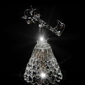 Колокольчики Гусь-Хрустальный (горный хрусталь)