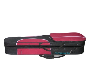 Кейс для скрипки 1/8 №2 (цвет - комбинированный черный/красный)