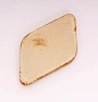 Медиатор кожаный для гуслей, форма ромб.