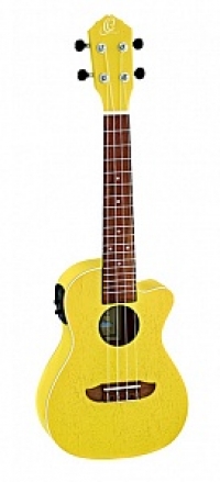 Укулеле концертный Ortega RUSUN-CE Earth  Series (со звукоснимателем, с вырезом) желтый