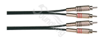 Кабель инструментальный Soundking BB404-3M  (2хRCA - 2хRCA)