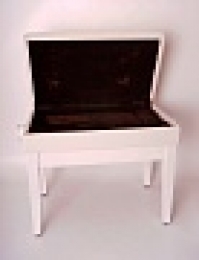 Банкетка Fleet BH102-15 с ящиком для хранения белая