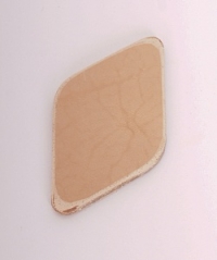 Медиатор кожаный для гуслей, форма ромб.