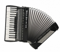 Аккордеон Weltmeister Topas IV IR (37/96/IV/11/5) Black с итальянскими голосами (Германия)