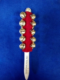 Бубенцы Fleet G-15 на деревянной ручке